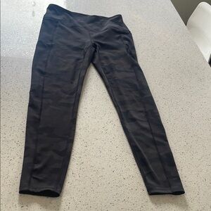 Spyder Black Camp Full-Length Leggings with Stretchy Fit